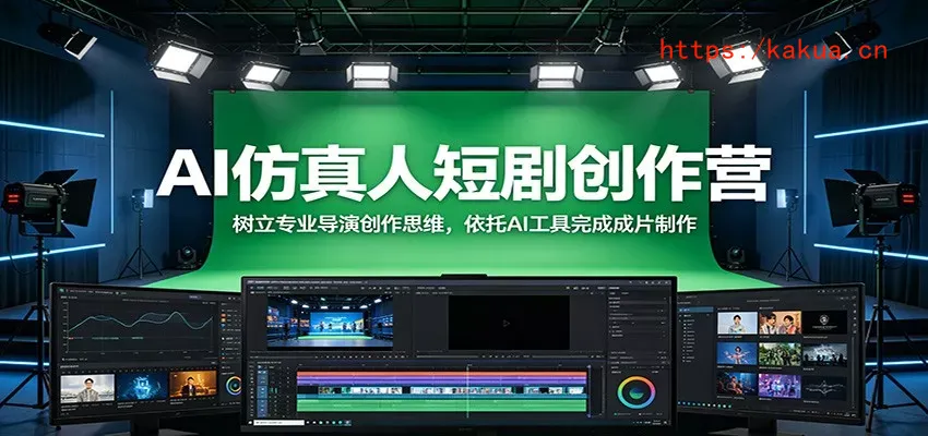 AI仿真人短剧创作营：树立专业导演创作思维，依托AI工具完成成片制作-e家网