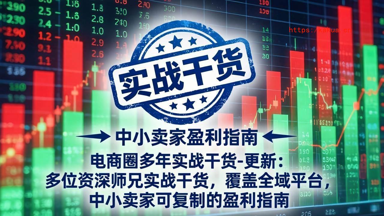 （18534期）电商圈多年实战干货-更新5月20：多位资深师兄实战干货/覆盖全域平台，中小卖家可复制的盈利指南-e家网