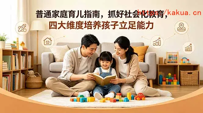付费文章：普通家庭育儿指南，抓好社会化教育，四大维度培养孩子立足能力-e家网