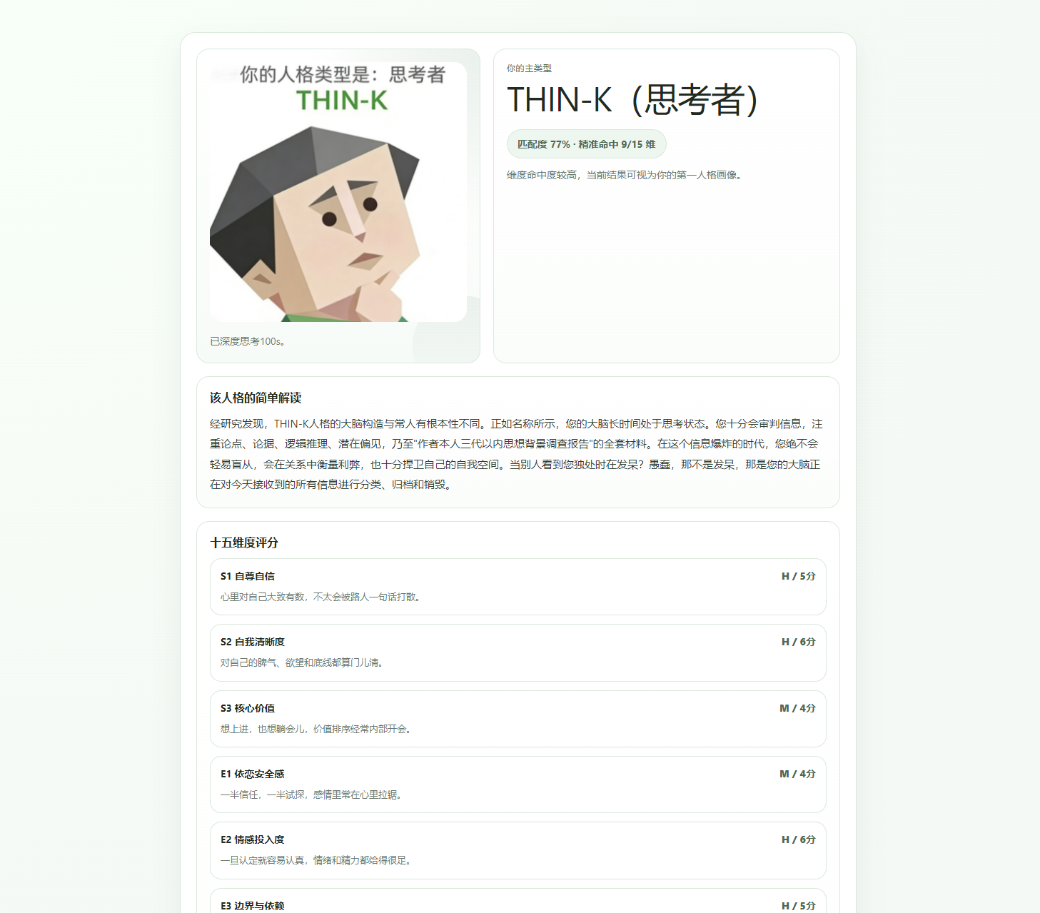 最新SBTI人格测试源码