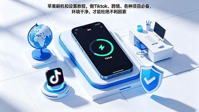 （18558期）苹果刷机和设置教程，做Tiktok、跨境、各种项目必备，环境干净，才能杜绝不利因素-e家网