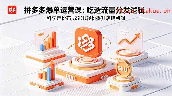（18577期）拼多多爆单运营实战课：吃透流量分发逻辑，科学定价布局SKU轻松提升店铺利润-e家网