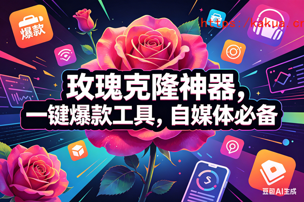 （18246期）玫瑰克隆神器，一键爆款工具，自媒体必备，50多个功能的教程-e家网