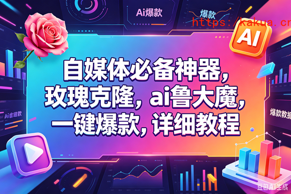 （18531期）玫瑰克隆，一键ai神器，爆款工具，自媒体必备，60多个功能的详细教程-e家网