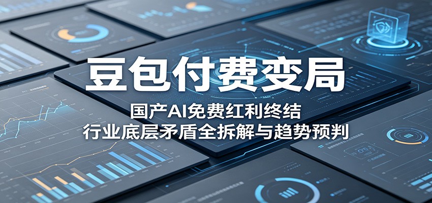 豆包付费变局：国产AI免费红利终结，行业底层矛盾全拆解与趋势预判-e家网