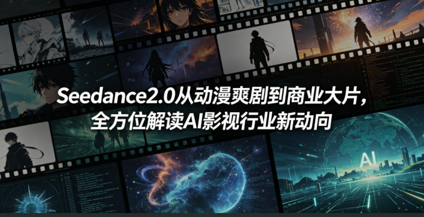 Seedance2.0从动漫爽剧到商业大片，全方位解读AI影视行业新动向-e家网